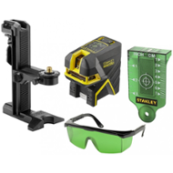 Stanley FatMax křížový + 2bodový laser - zelený FMHT1-77438